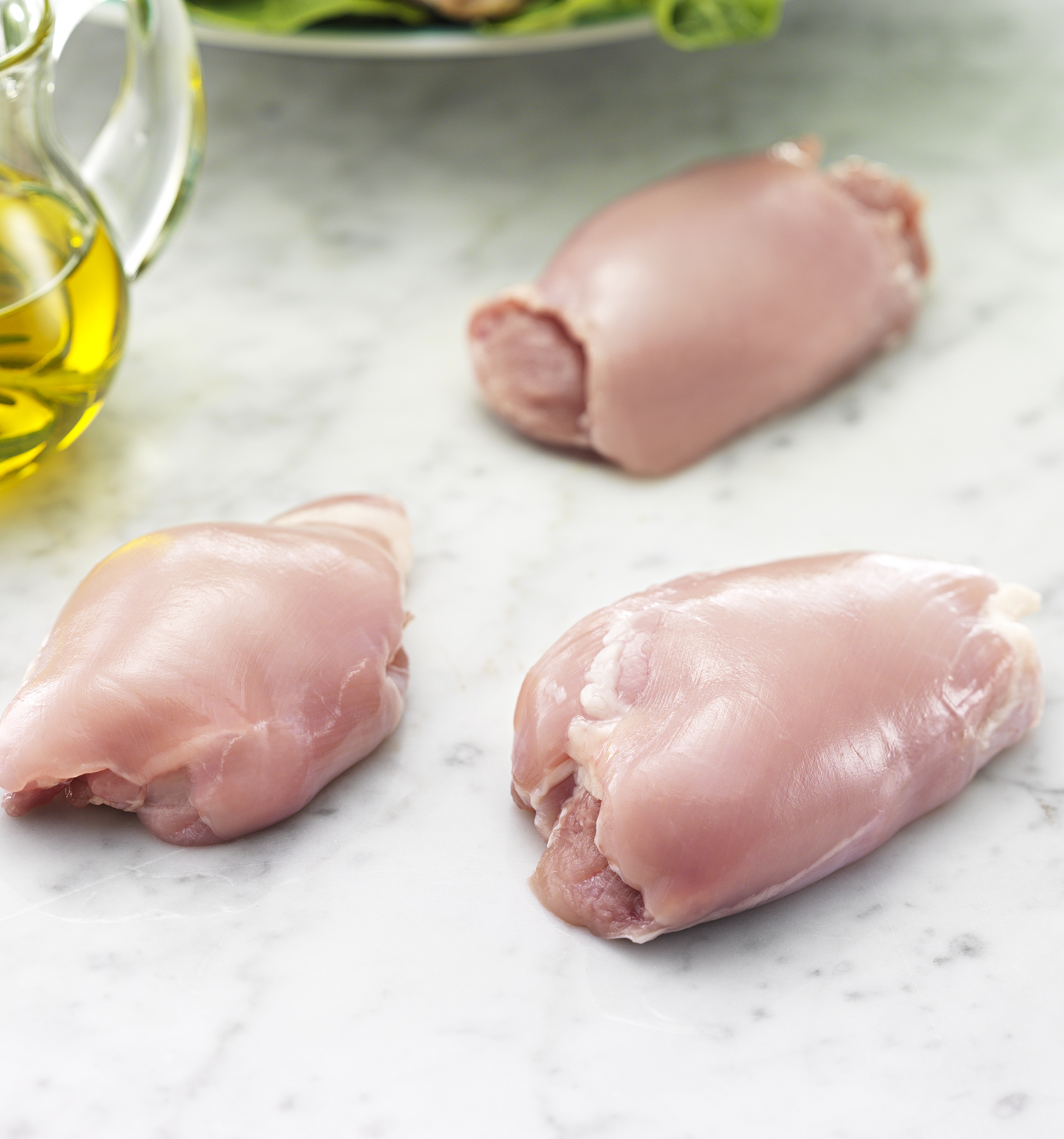 Kycklinglårfilé utan Skinn 60-90g