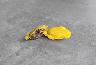 Pasta girasole svamp