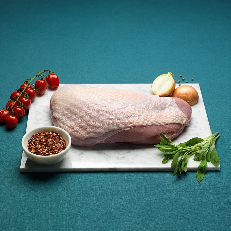 Kalkonbröstfilé med Skinn Mörad