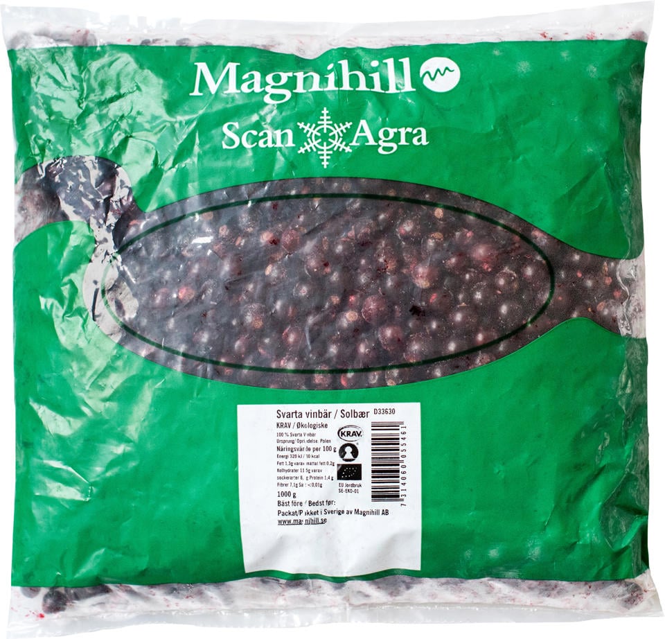 Vinbär svarta KRAV