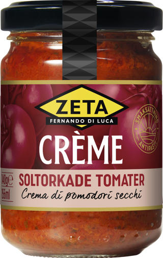 Crème av Soltorkade Tomater