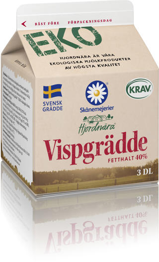 Vispgrädde 40% EKO KRAV