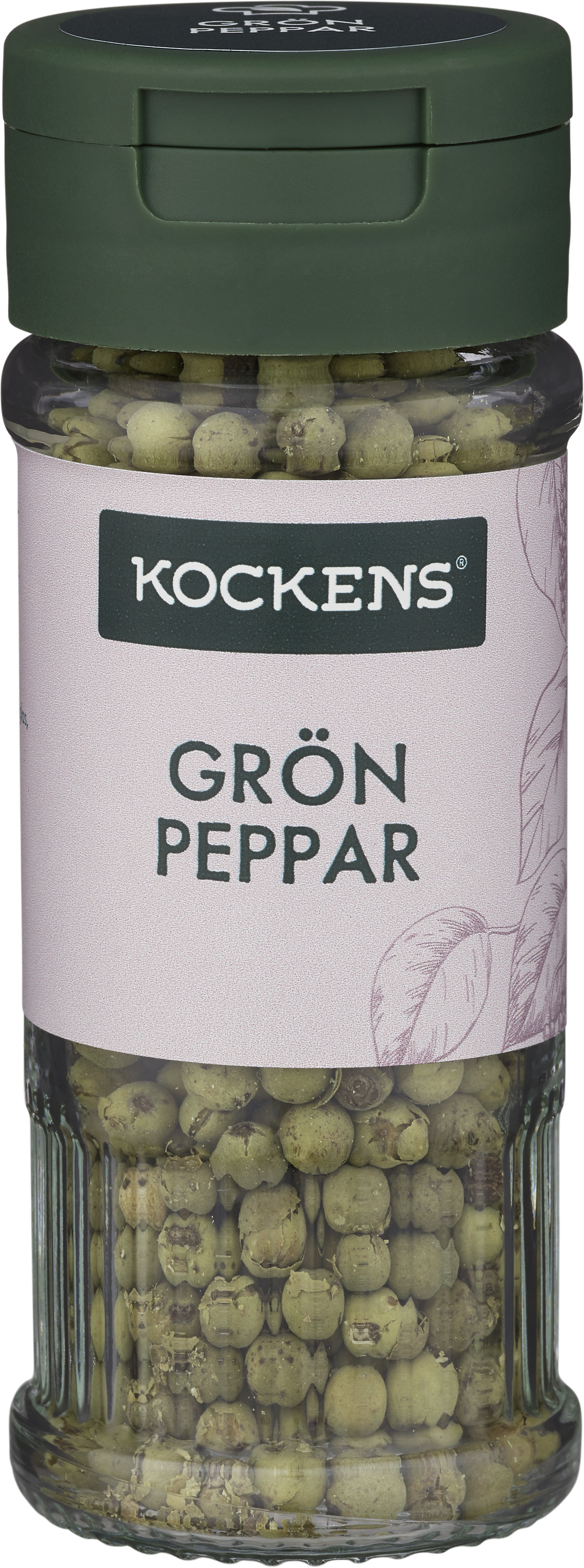 Grönpeppar Frystorkad
