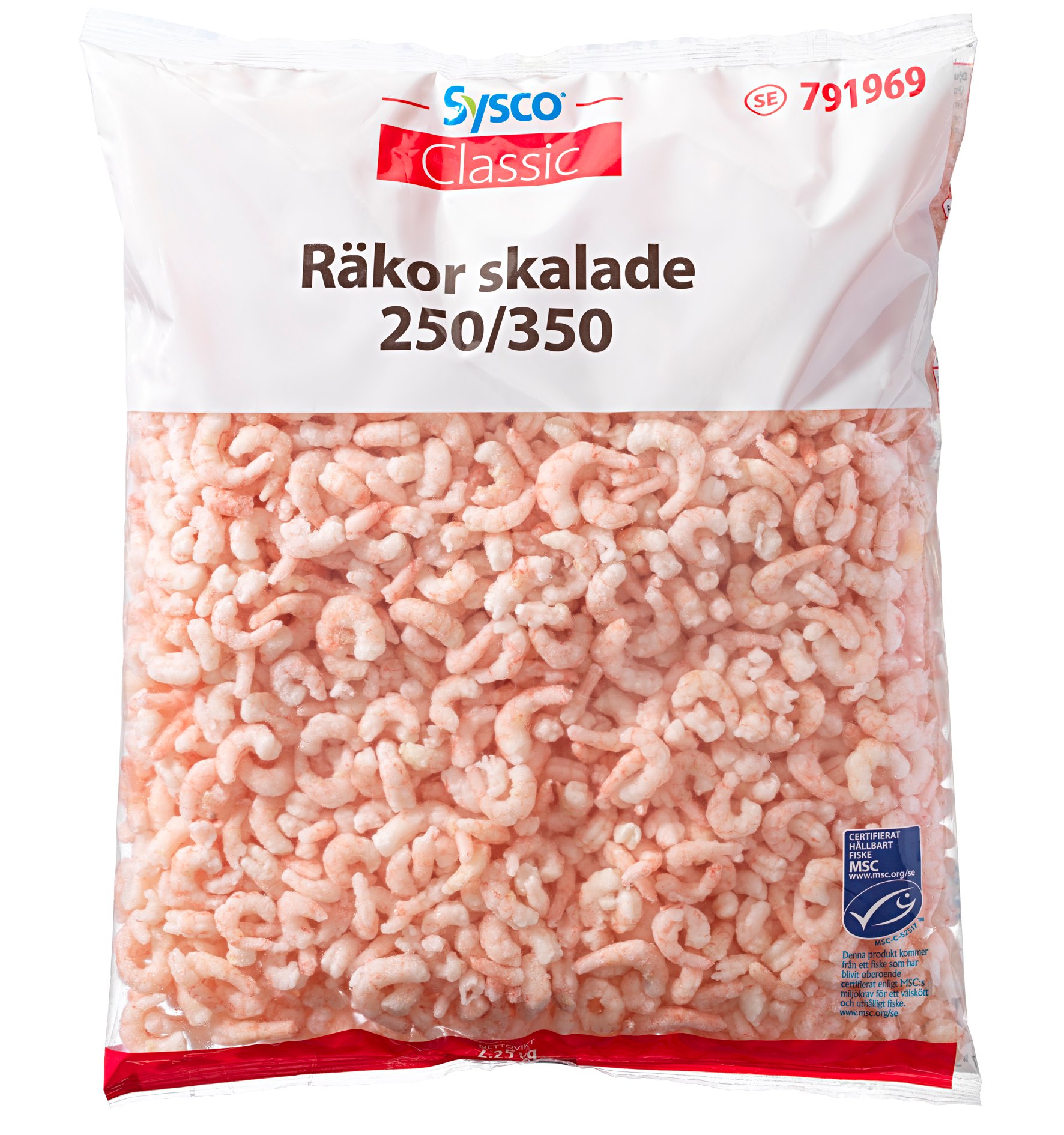 Räkor Skalade 250-350/lb MSC