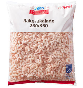 Räkor Skalade 250-350/lb MSC