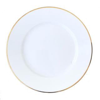 Kaszub Tallrik Flat med Guldrand 26,5cm