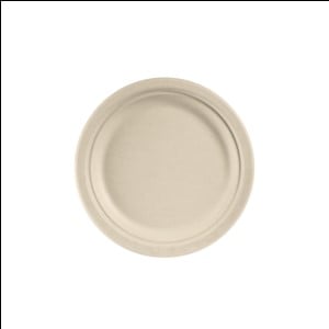 Tallrik Bagasse Natur 22cm