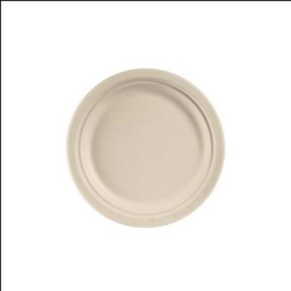 Tallrik Bagasse 22cm Brun