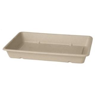 Box Bagasse Rektangulär Classic Brun 850ml