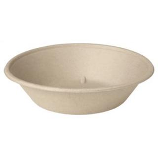 Skål Bagasse 1-fack 800ml Classic Brun