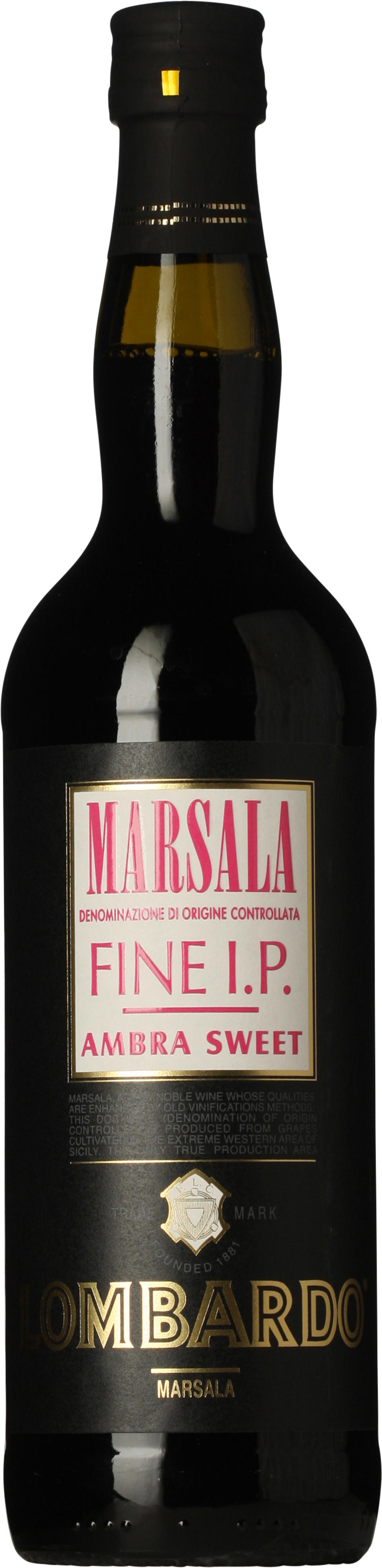 Lombardo Marsala Fine I.P. Ambra Sweet