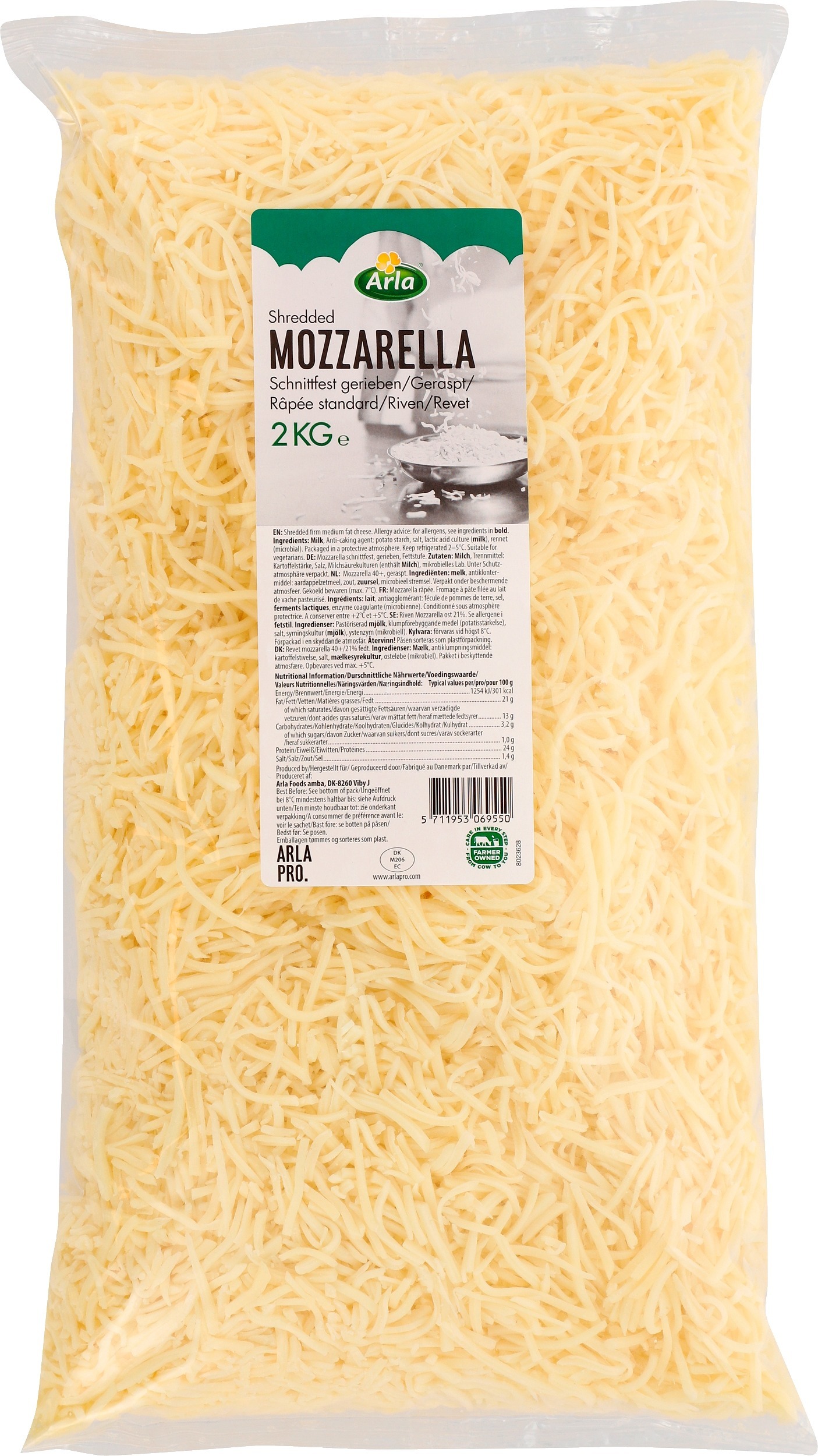 Riven Mozzarella 21%