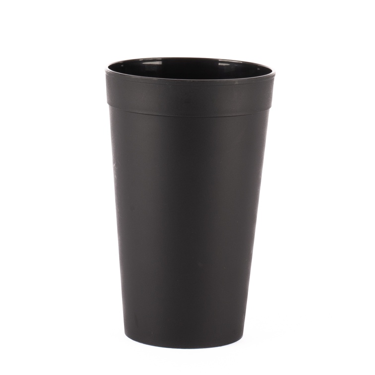 Mugg Plast Svart 30cl