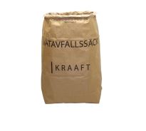 Papperssäck 2-blads 60g 50my 125L Brun/Transparent