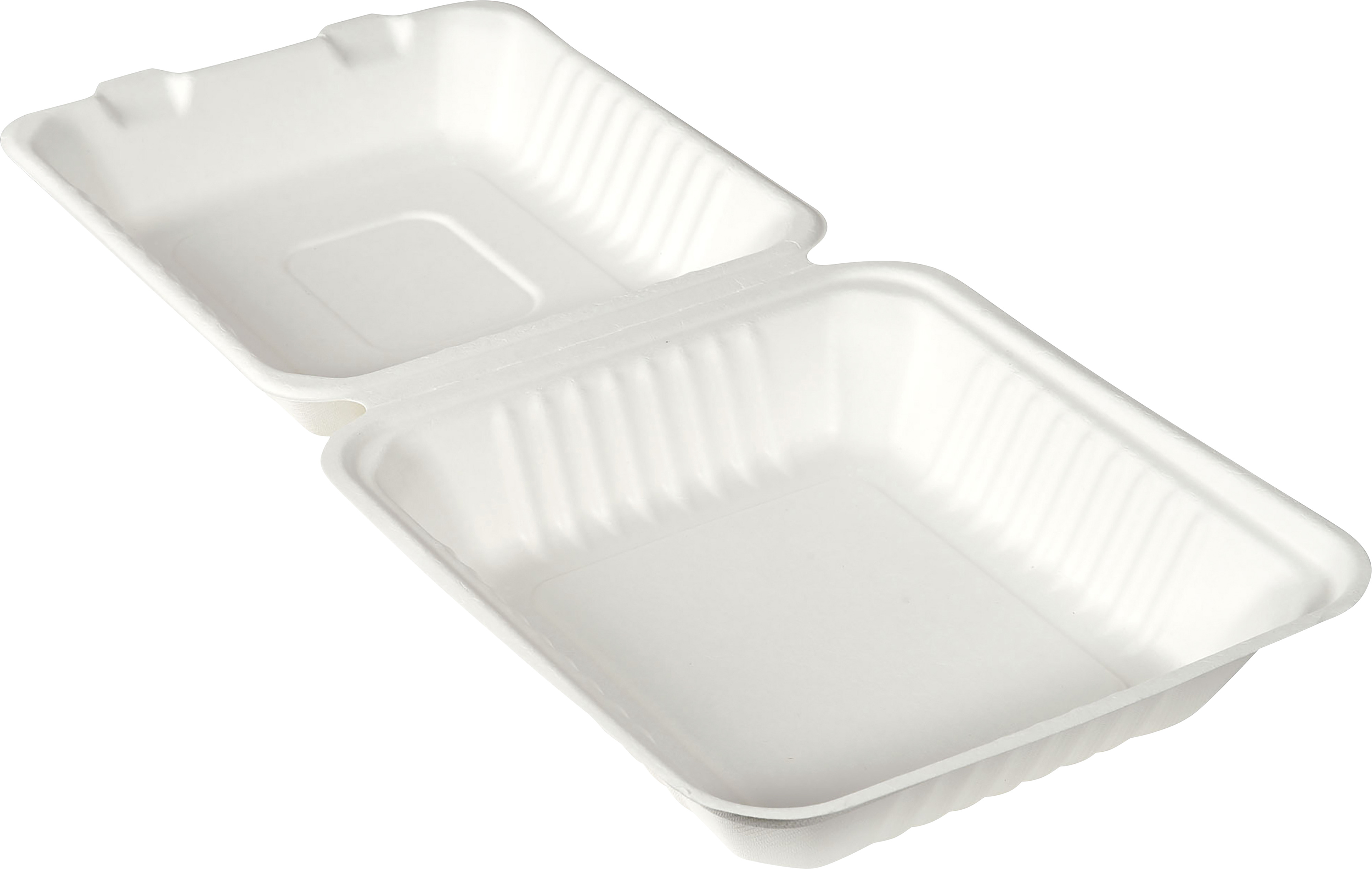 Box Bagasse 1 fack vidhängande lock 1000ml
225x201x85mm vit ecoecho