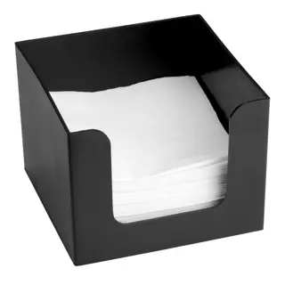 Servetthållare Svart