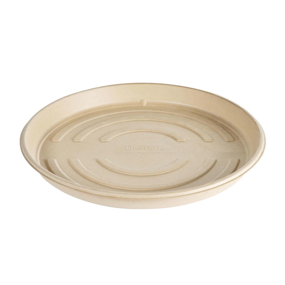 Pizzabox botten Bagasse 356x356x34mm Brun