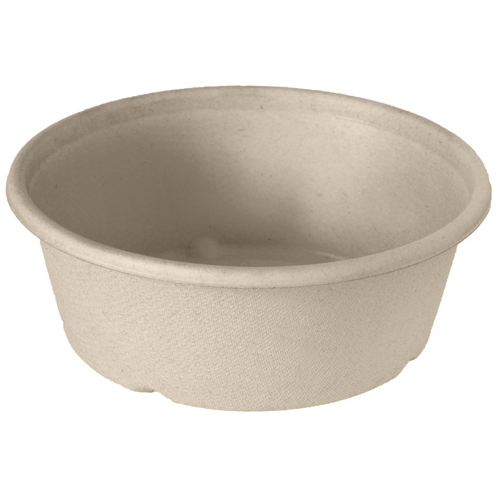 Skål Bagasse Laminerad 1200ml Brun Classic