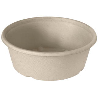 Skål Bagasse 600ml Brun Classic