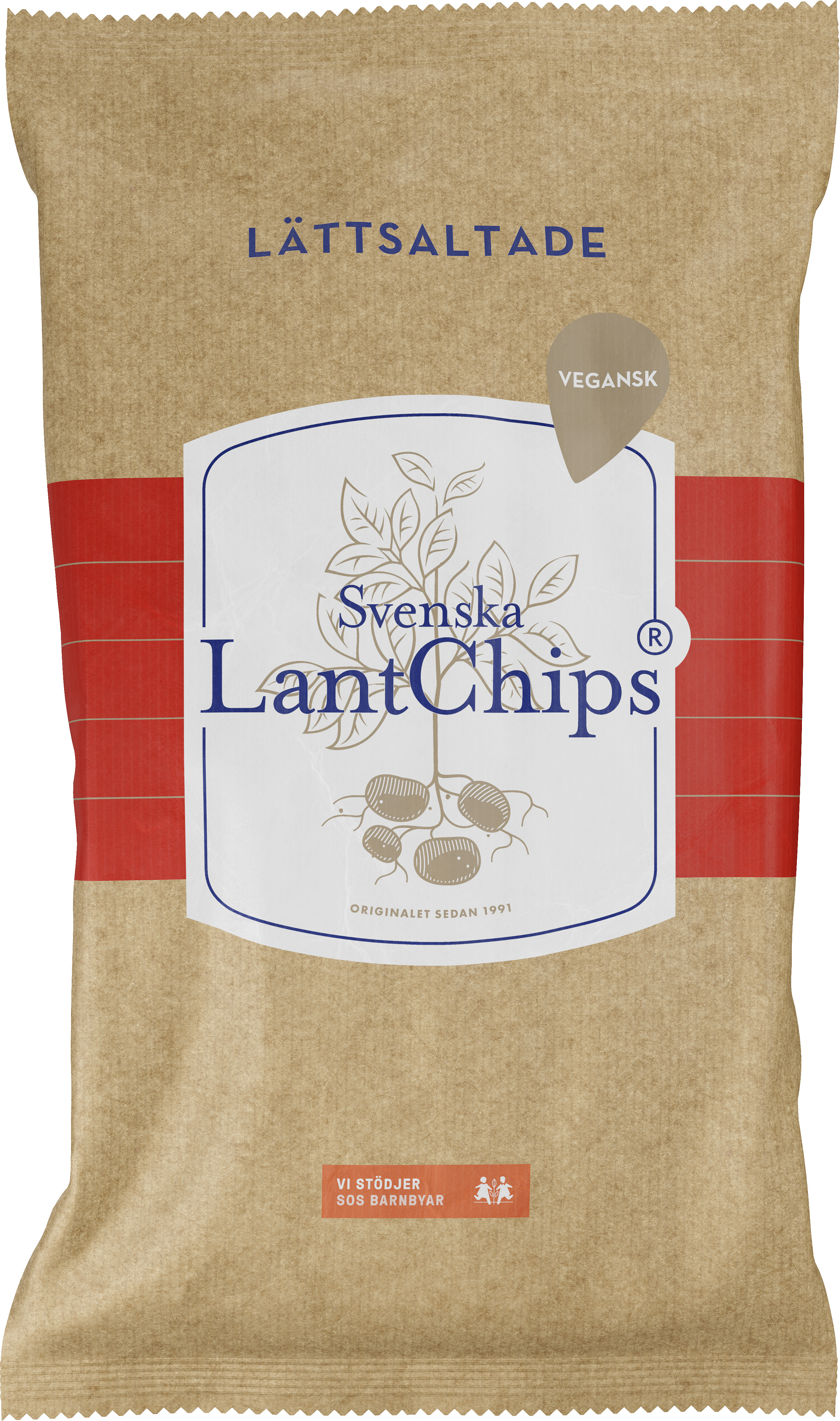 Lantchips Lättsaltade