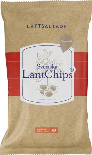 Lantchips Lättsaltade