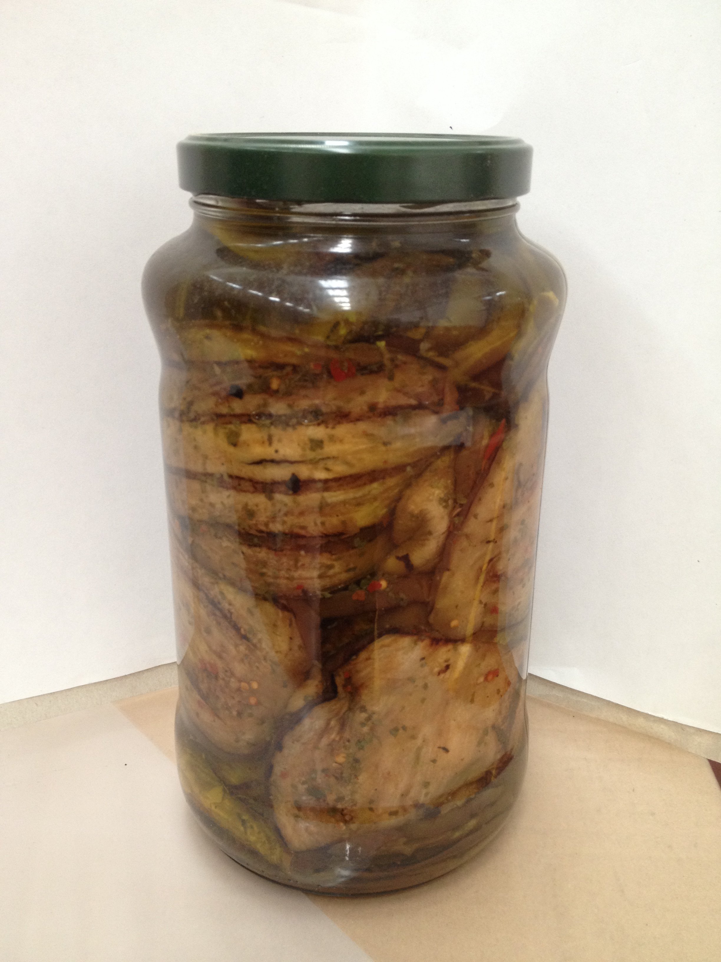 Aubergine Grillad i Olja