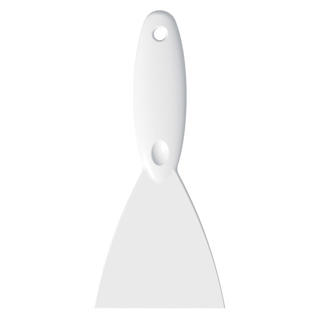 Handskrapa Kort Skaft 255x100mm Vit