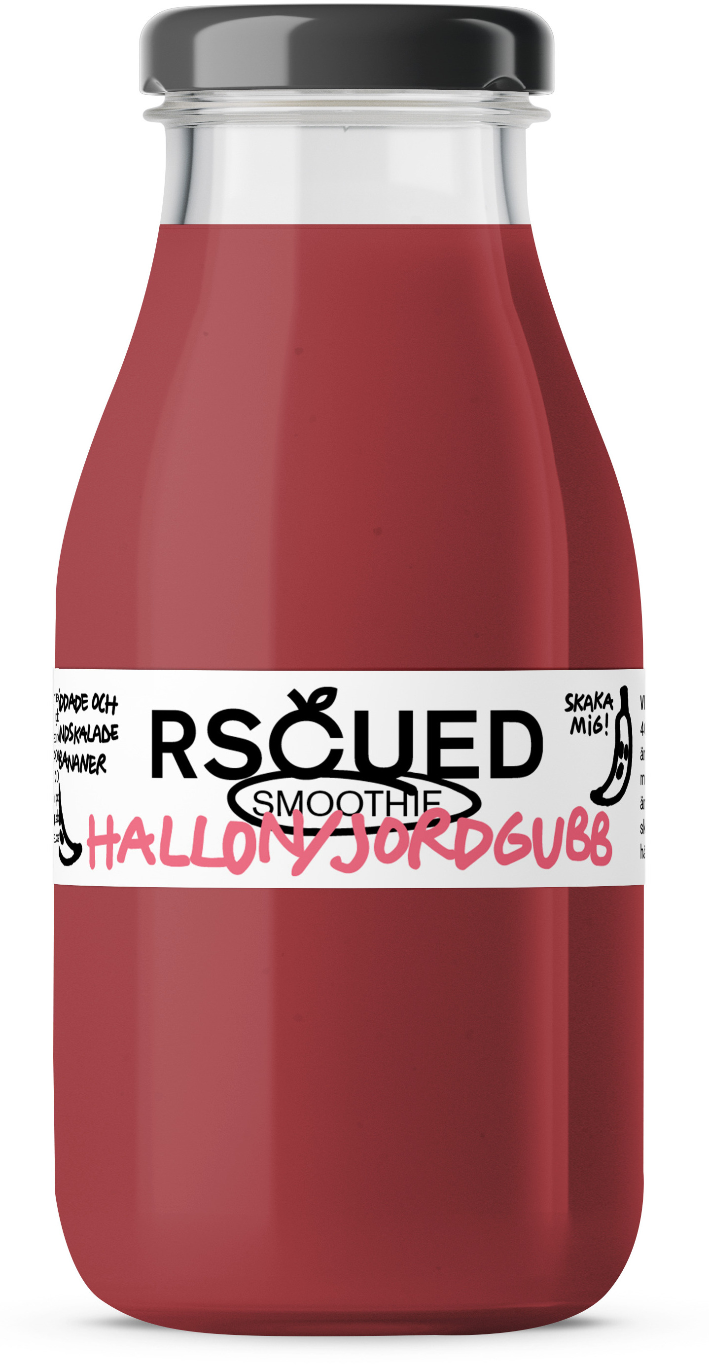 Rscued Smoothie Hallon Jordgubb ENGL