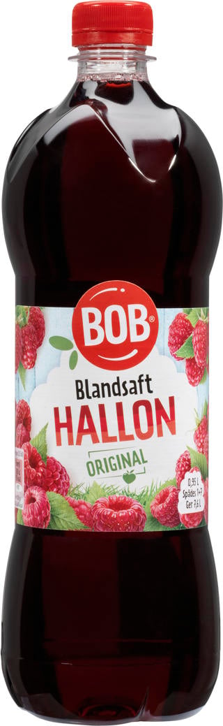 Blandsaft Hallon 1+7 PET