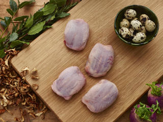 Vaktel Urbenad Tunnel med Vingar och Ben ca 140g