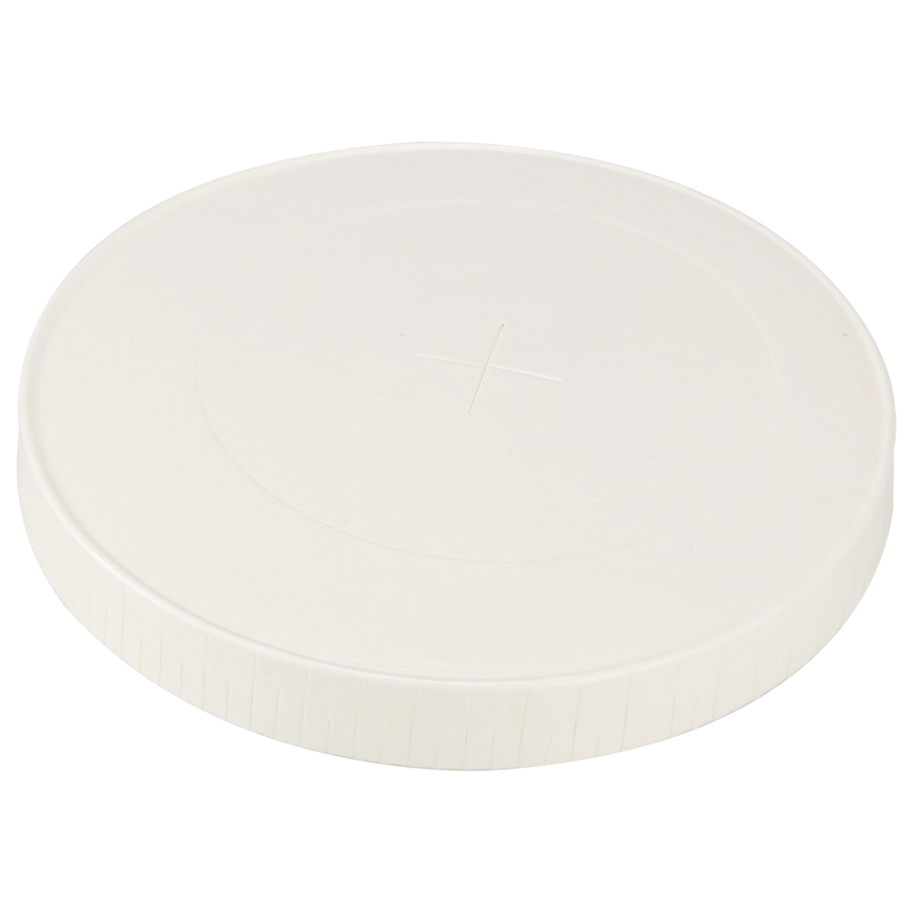 Papperslock DPE med kryss Vit 90mm