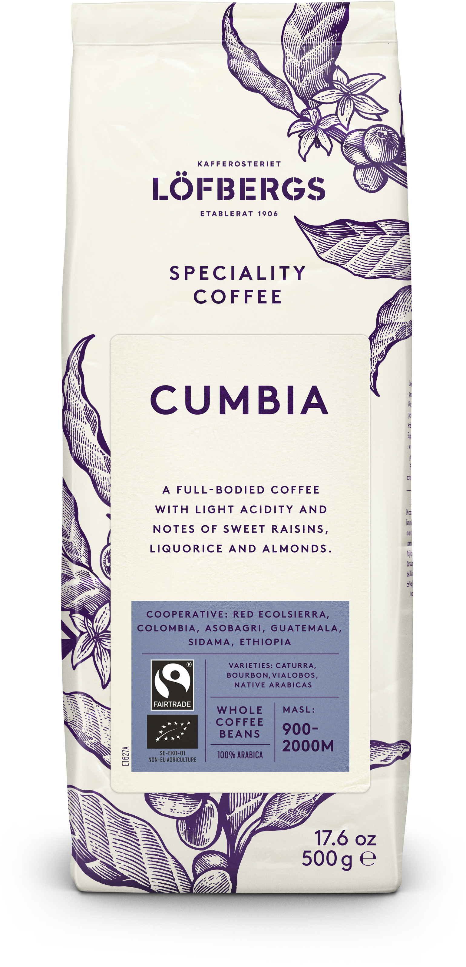 Espressobönor Cumbia EKO FT