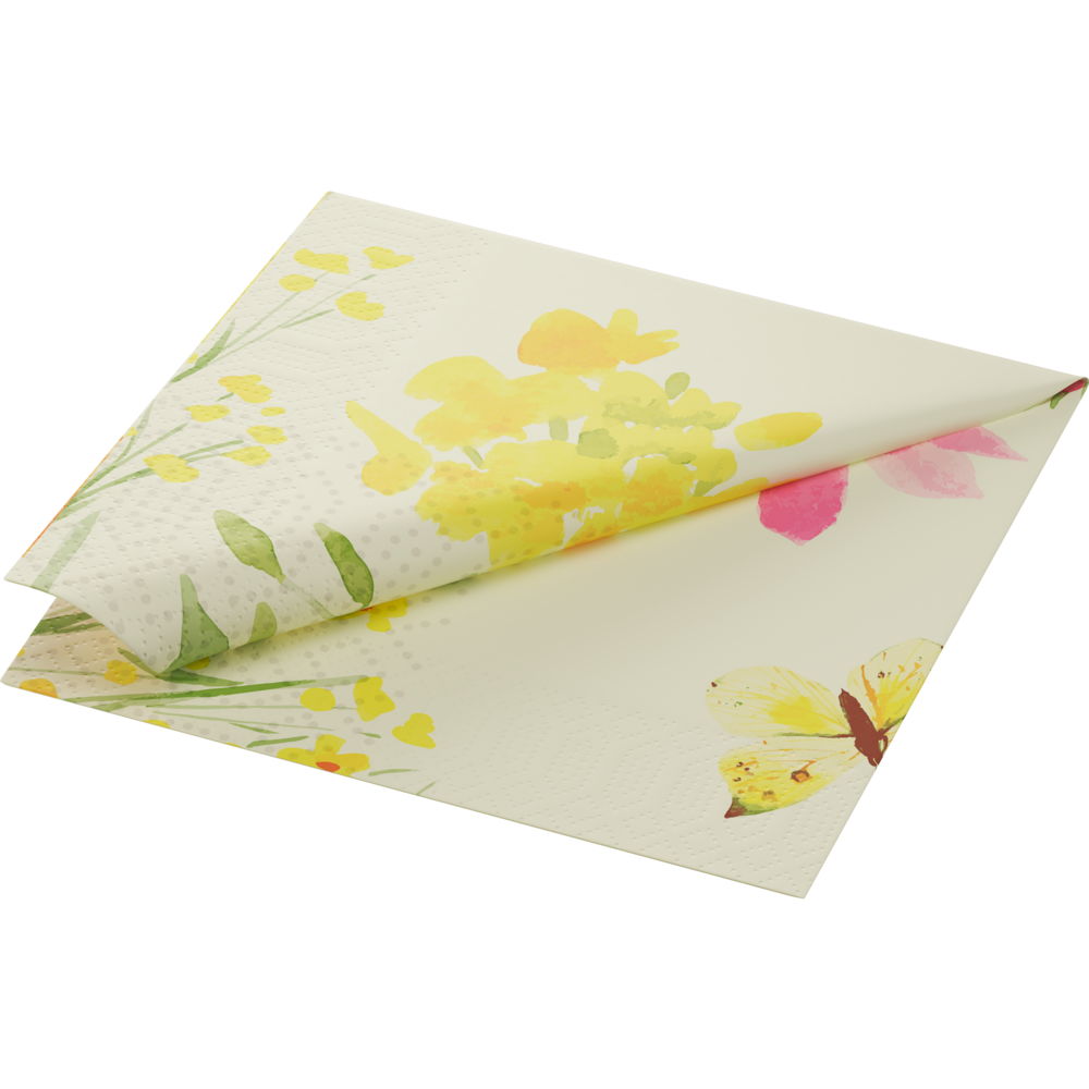 Servett 3-lagers 33x33cm Poppy Field