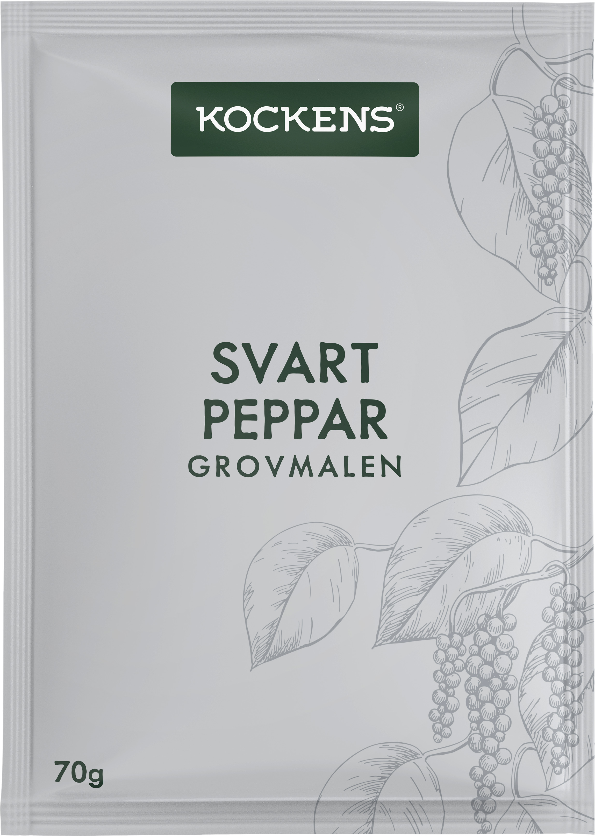 Svartpeppar Grovmalen