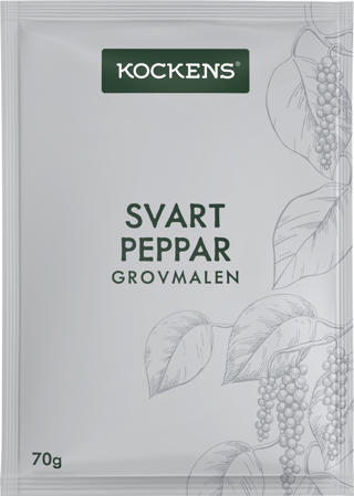 Svartpeppar Grovmalen
