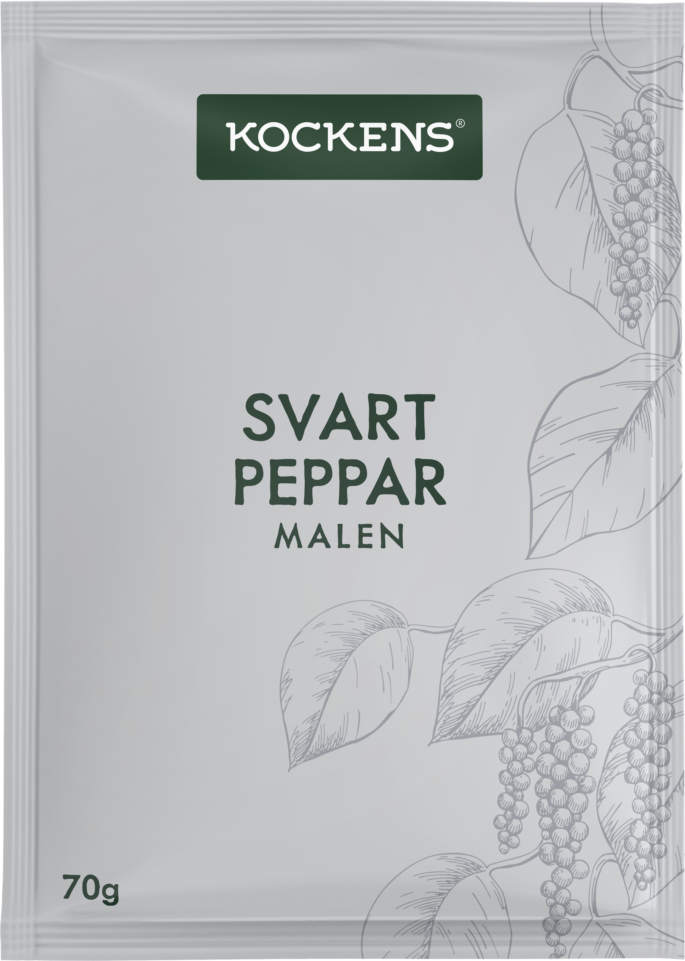 Svartpeppar Malen