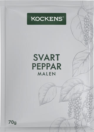Svartpeppar Malen