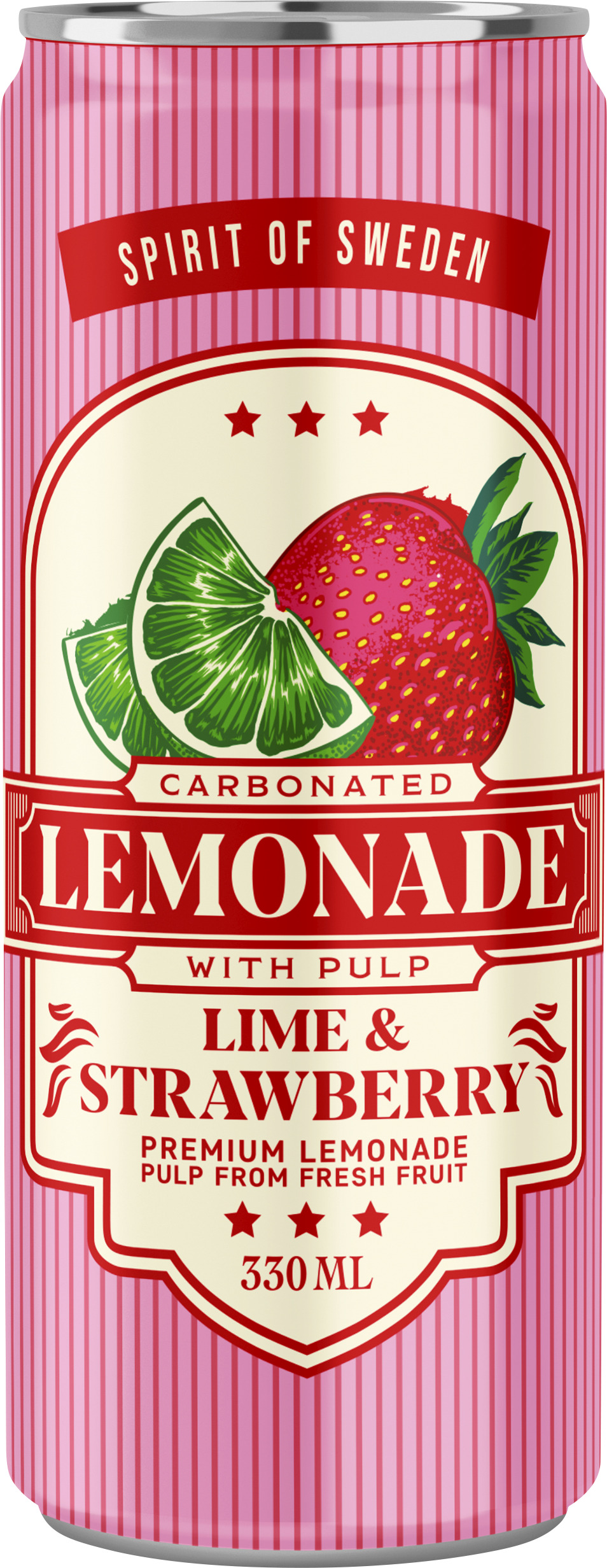 Lemonad Jordgubb & Lime BRK
