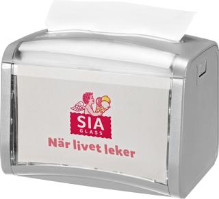 Bordsdispenser för servett Grå