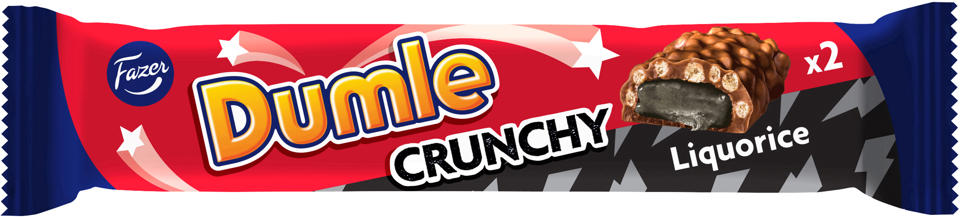 Dumle Crunchy Liquorice Chokladstycksak