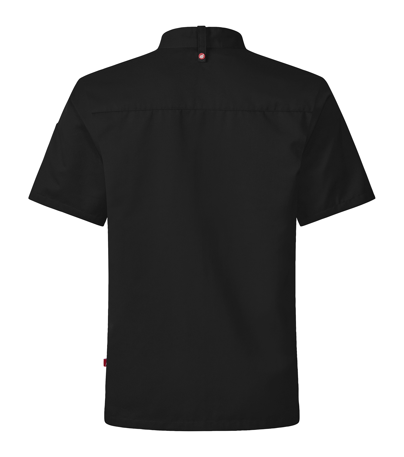 Kockskjorta 1097 Unisex Kort Ärm Svart XS