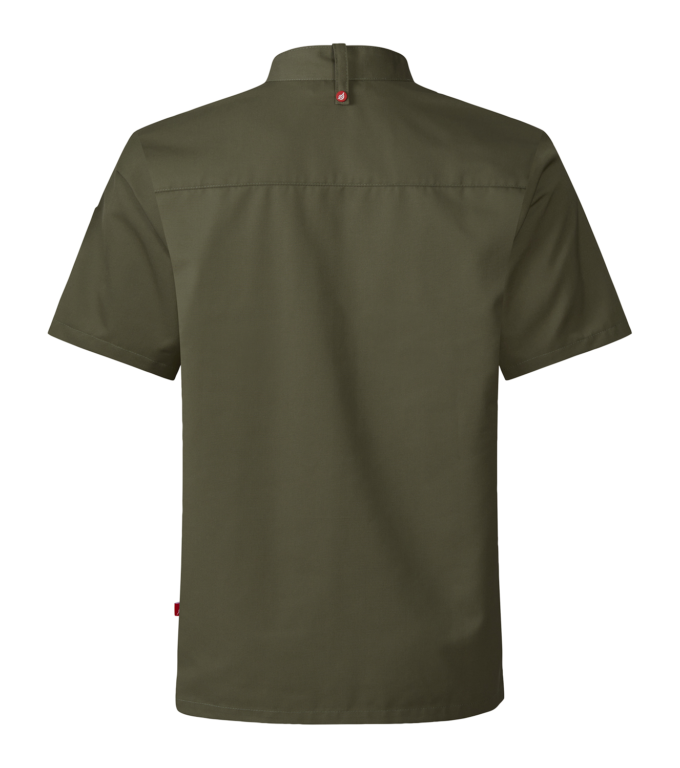 Kockskjorta 1097 Unisex Kort Ärm Olivgrön S