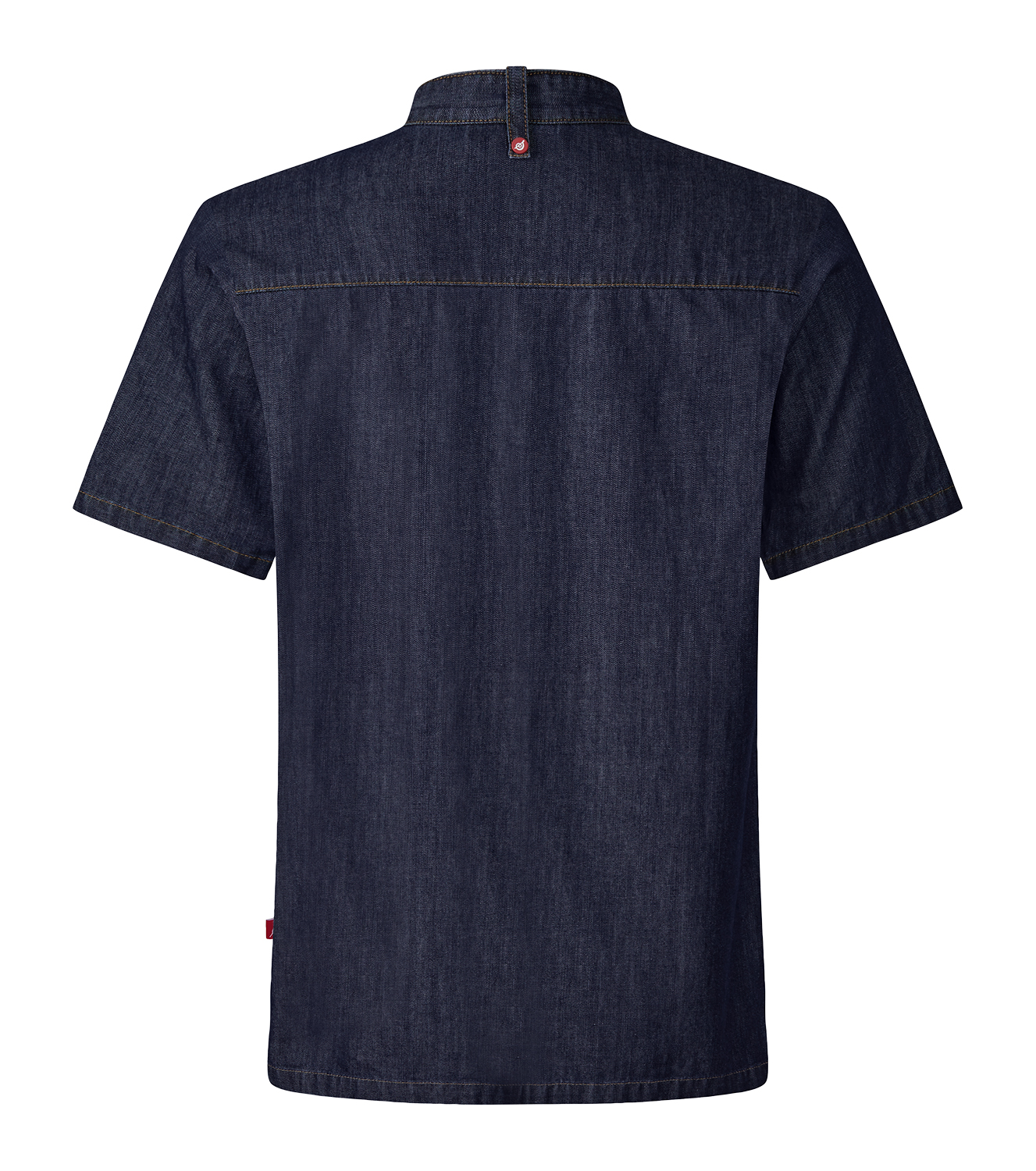 Kockskjorta 1097 Unisex Kort Ärm Mörkblå L