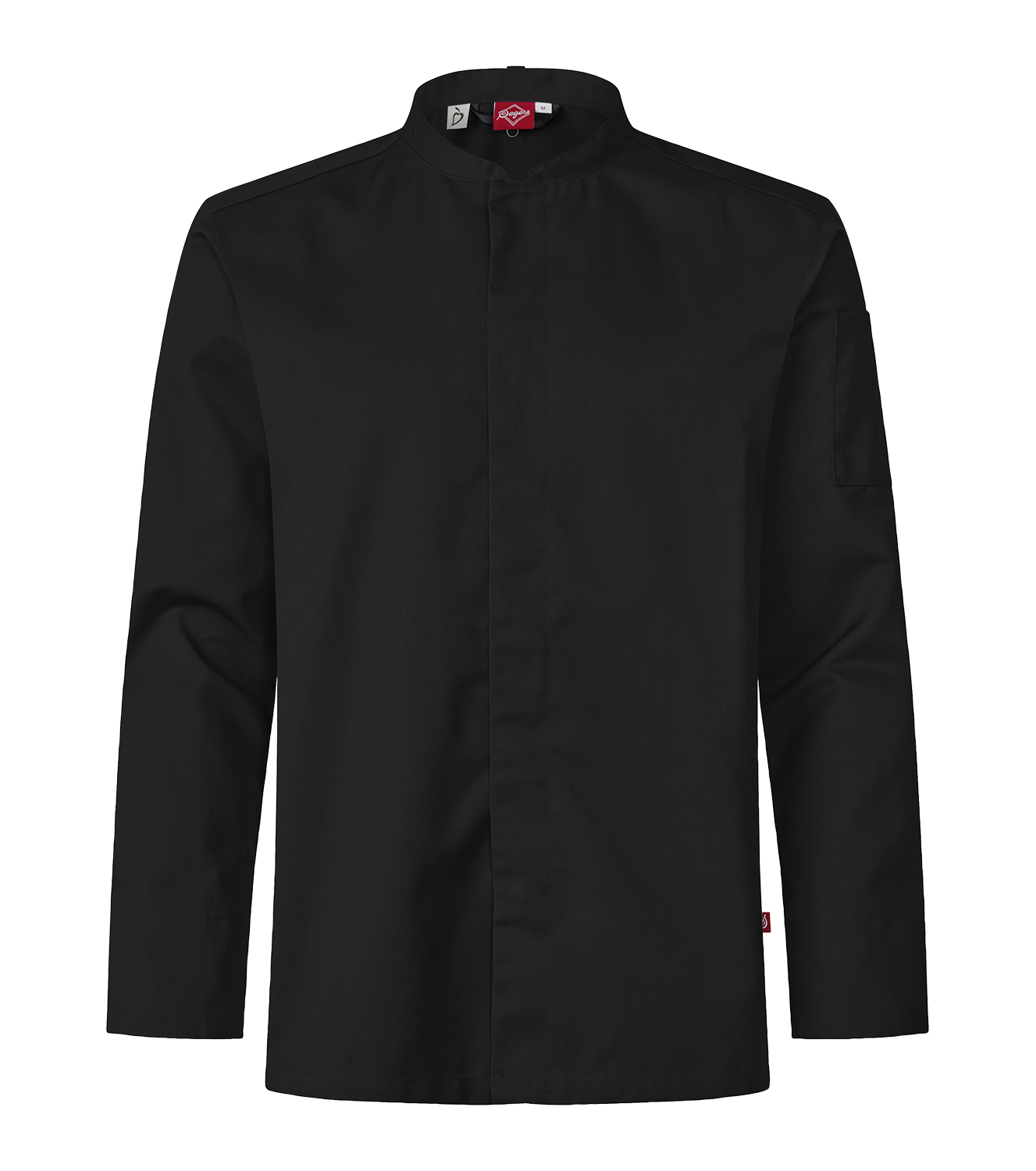 Kockskjorta 1099 Unisex Lång Ärm Svart XXL