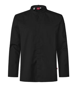 Kockskjorta 1099 Unisex Lång Ärm Svart 3XL
