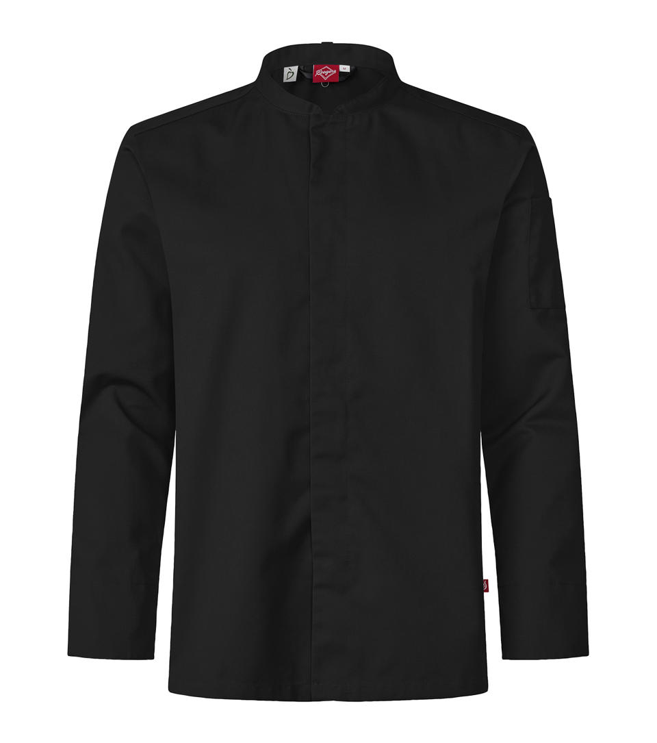 Kockskjorta 1099 Unisex Lång Ärm Svart 3XL