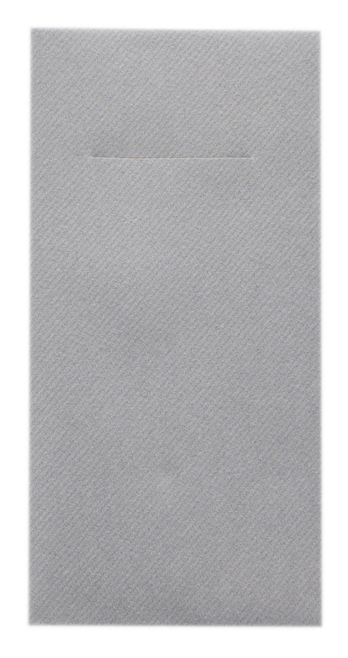 Servett med bestickficka Airlaid 40x40cm Grå