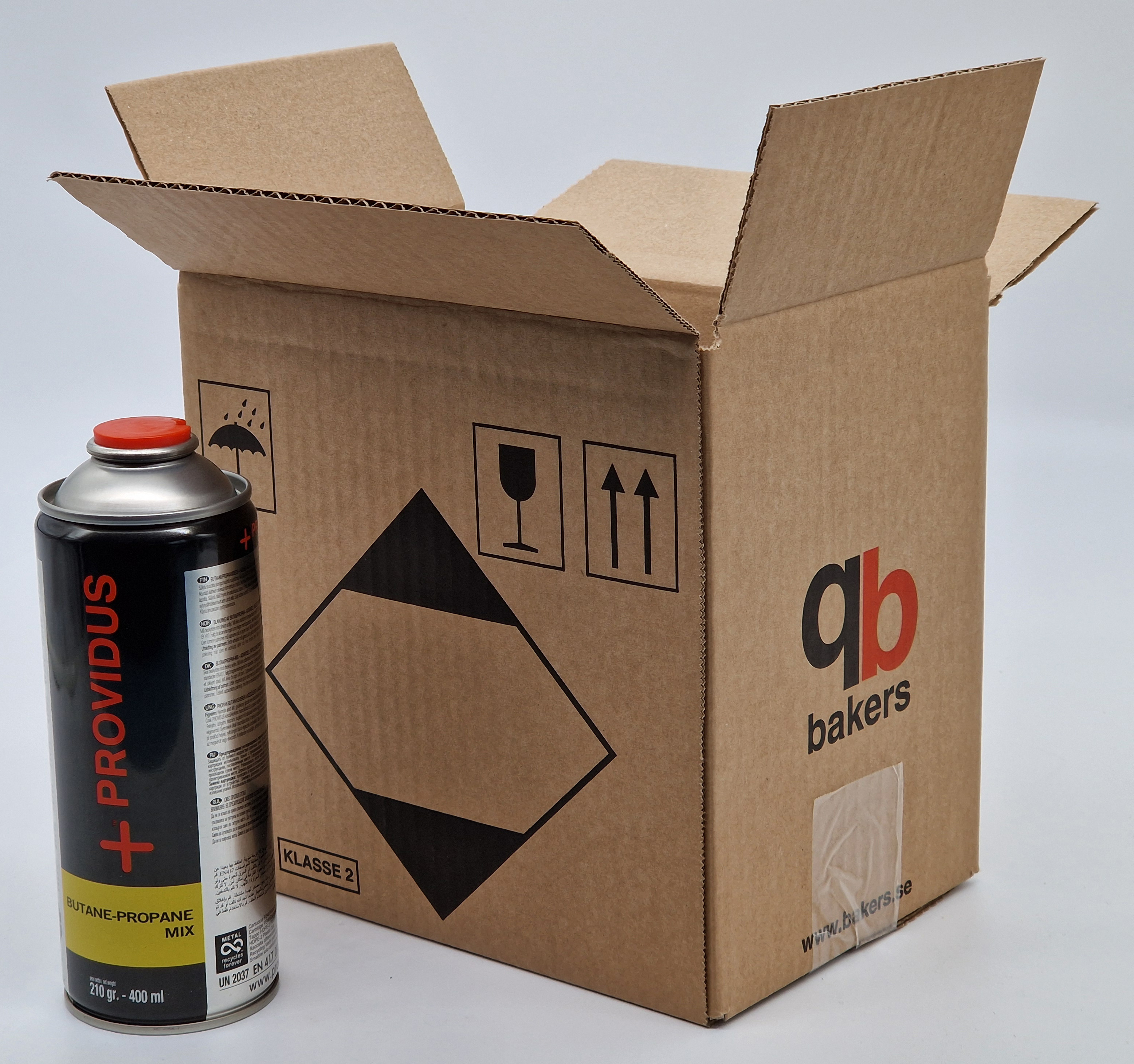 Gasflaska 210g 400ml 6-pack