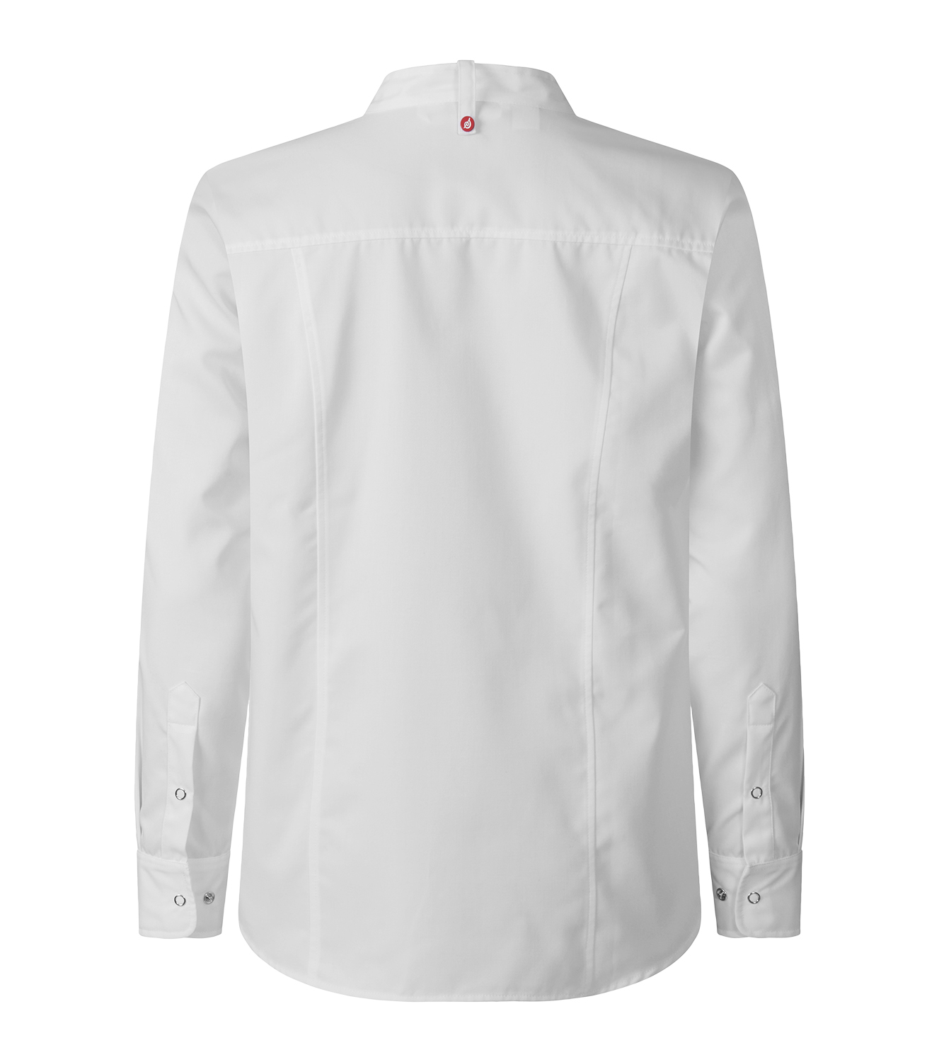 Kockskjorta 1109 Unisex Lång Ärm Vit L