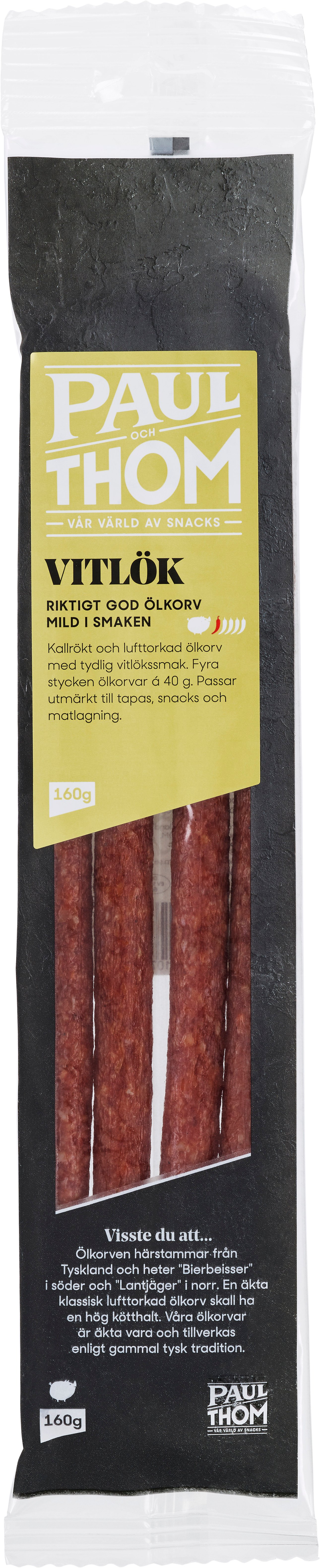 Ölkorv Vitlök